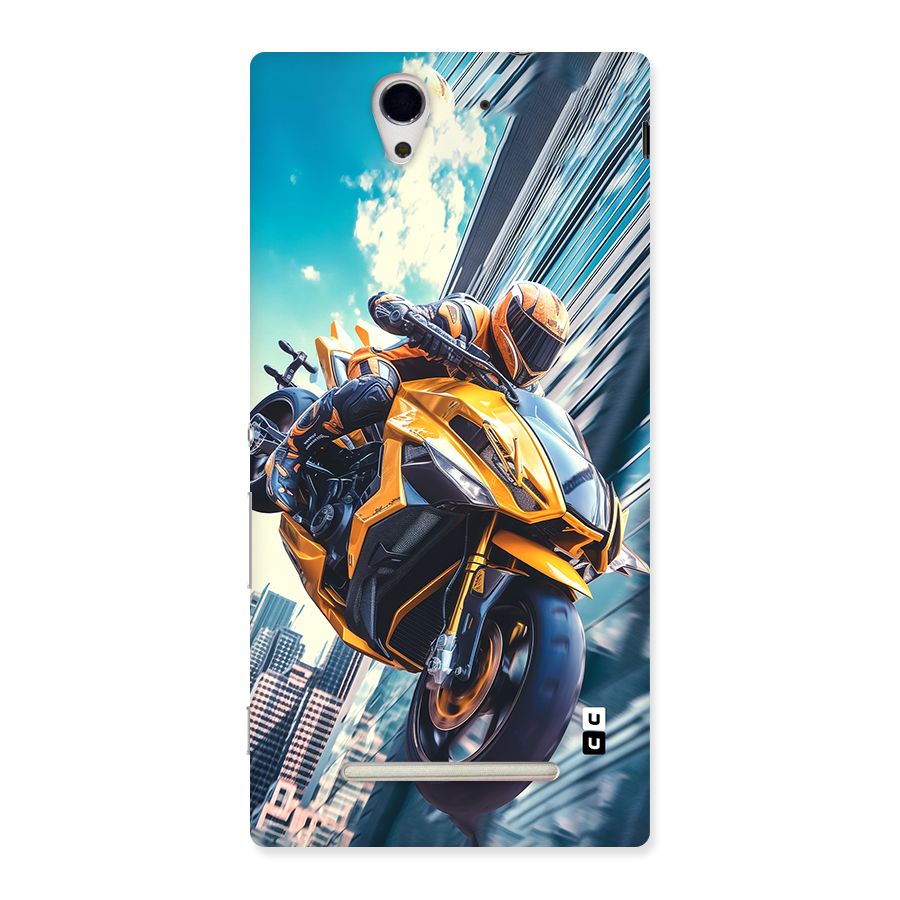 Super Bike Falling Back Case for Xperia C3