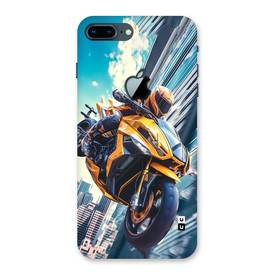 Super Bike Falling Back Case for iPhone 7 Plus Apple Cut