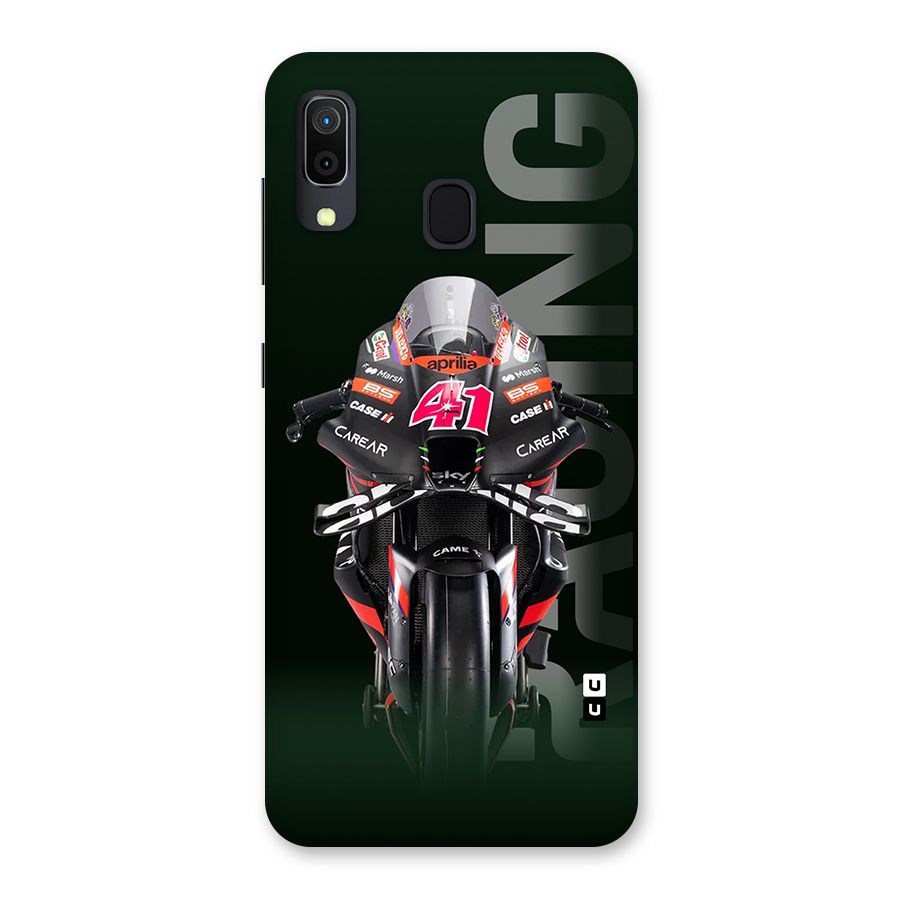 Super Biker Back Case for Galaxy A20