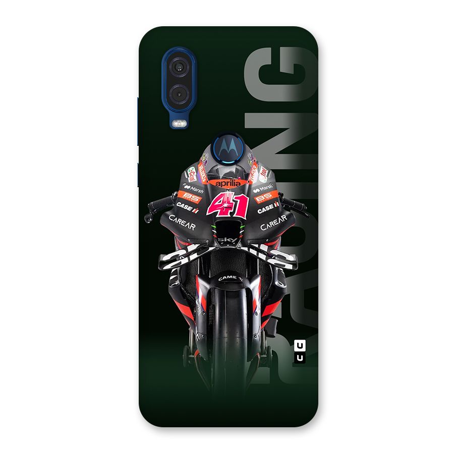 Super Biker Back Case for Motorola One Vision