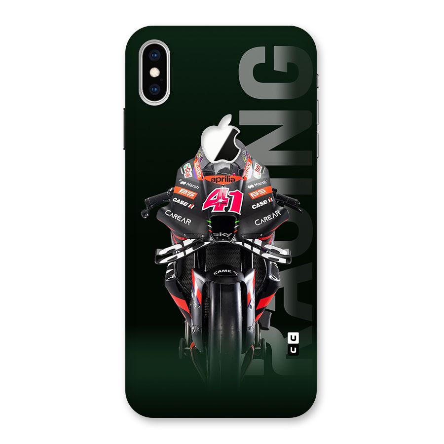 Super Biker Back Case for iPhone XS Max Apple Cut