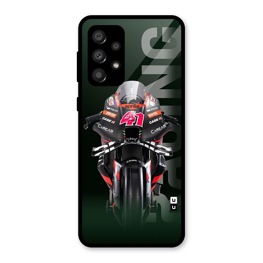 Super Biker Glass Back Case for Galaxy A32