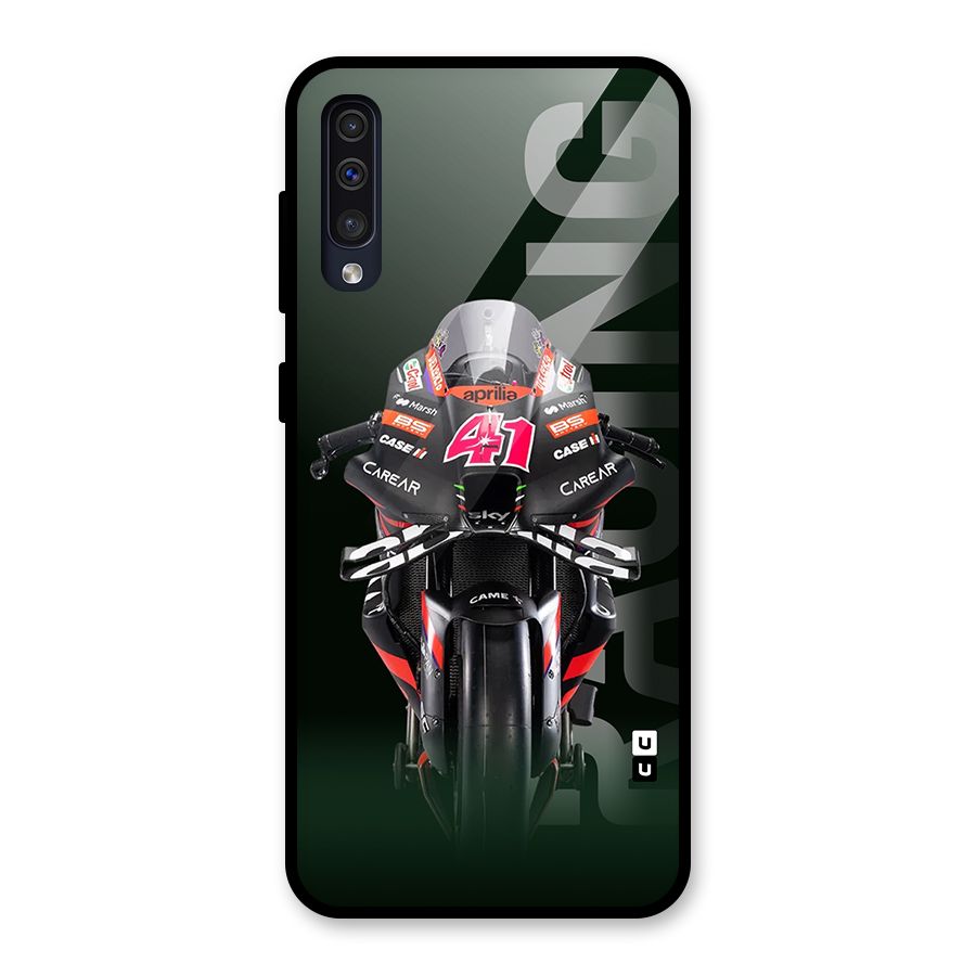 Super Biker Glass Back Case for Galaxy A50