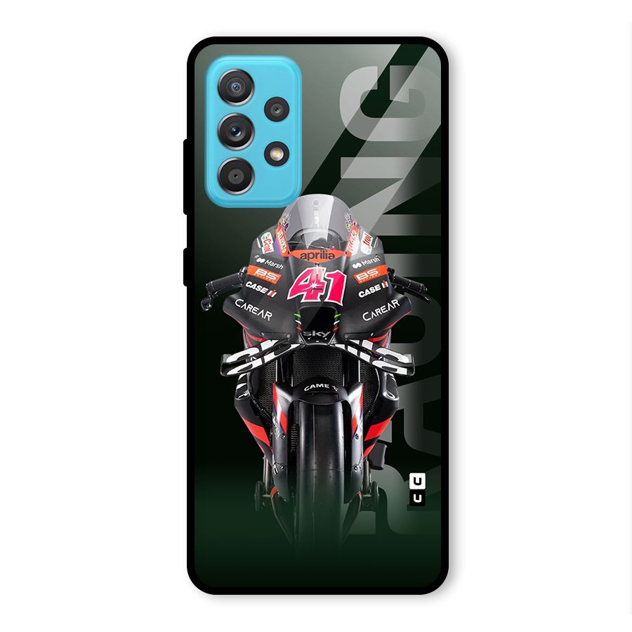 Super Biker Glass Back Case for Galaxy A52