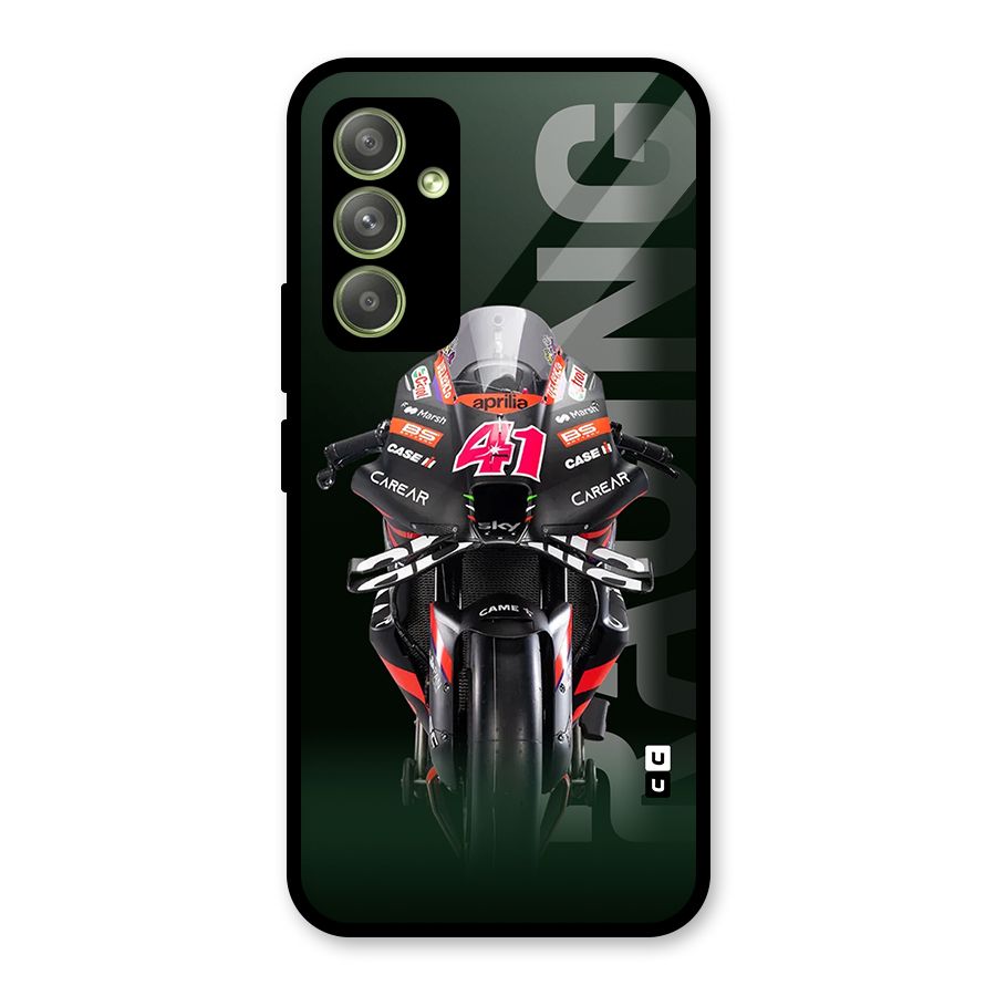 Super Biker Glass Back Case for Galaxy A54