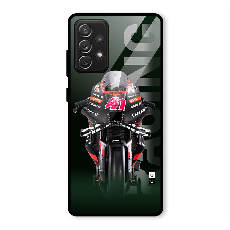 Super Biker Glass Back Case for Galaxy A72