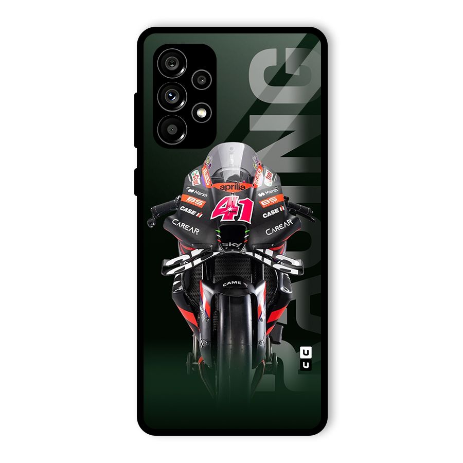 Super Biker Glass Back Case for Galaxy A73 5G