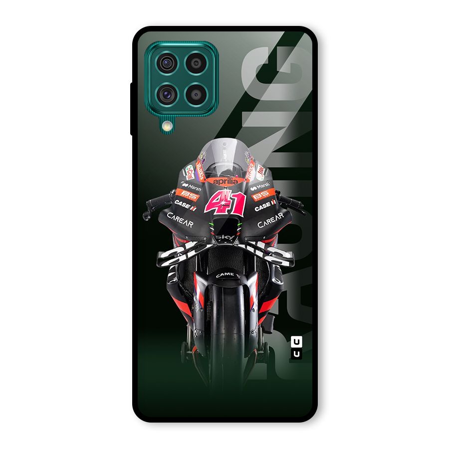 Super Biker Glass Back Case for Galaxy F62