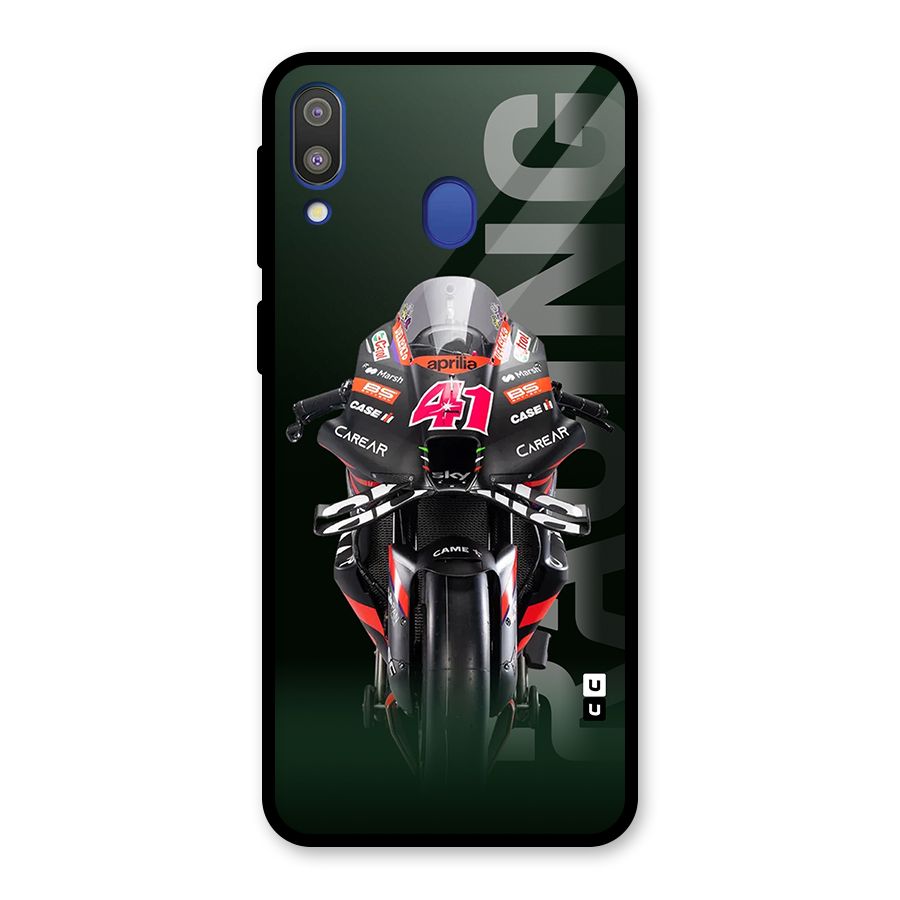 Super Biker Glass Back Case for Galaxy M20