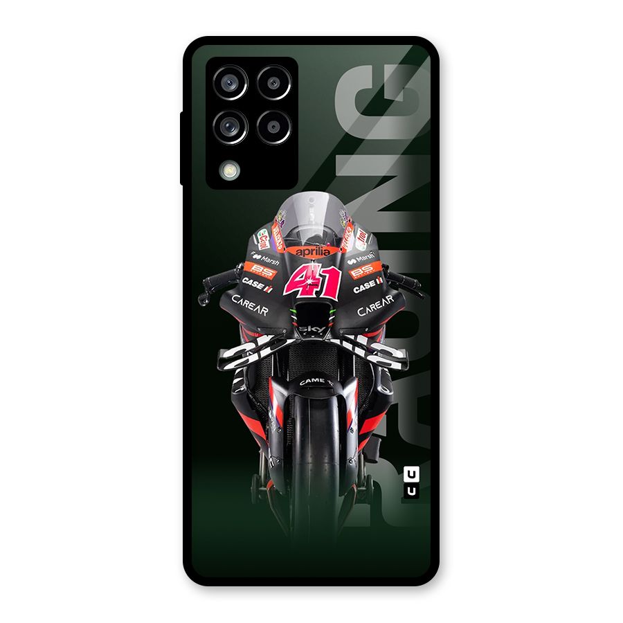 Super Biker Glass Back Case for Galaxy M53 5G