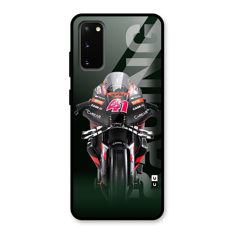 Super Biker Glass Back Case for Galaxy S20