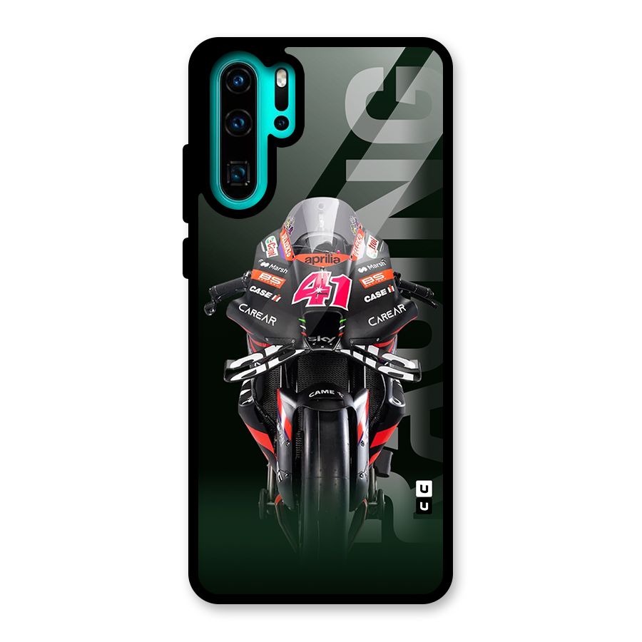 Super Biker Glass Back Case for Huawei P30 Pro