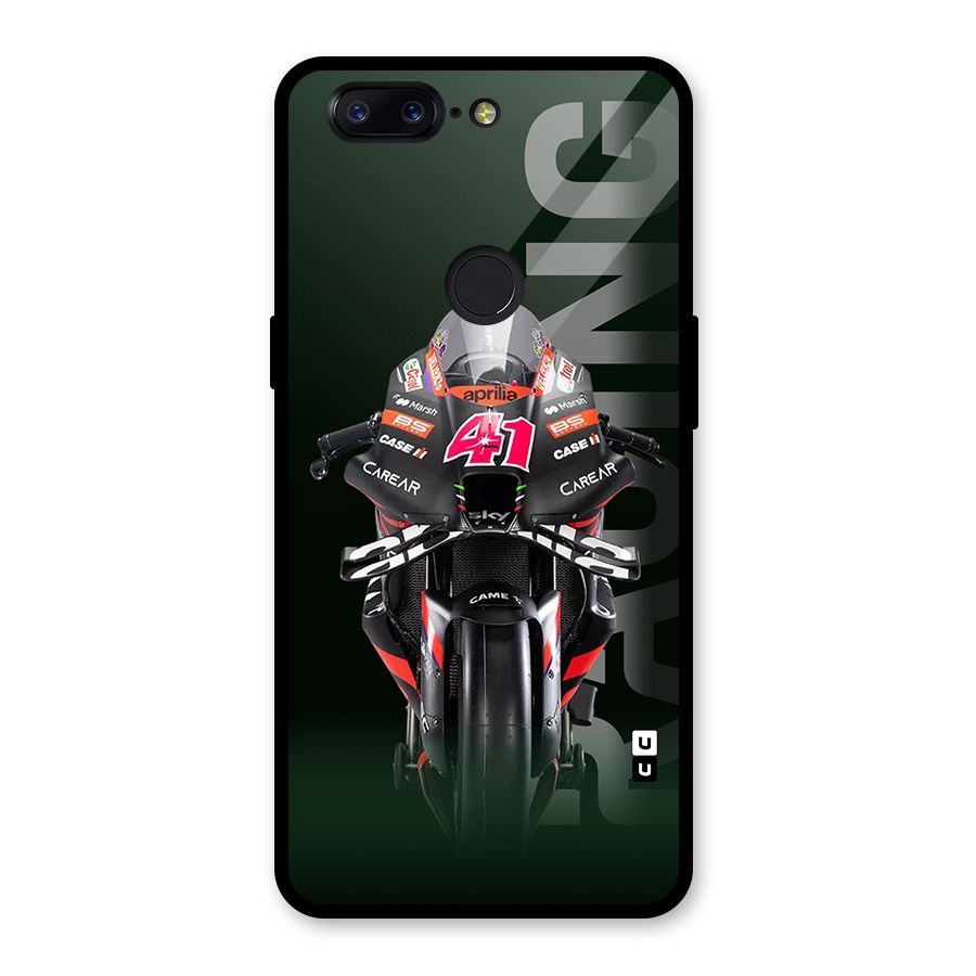 Super Biker Glass Back Case for OnePlus 5T
