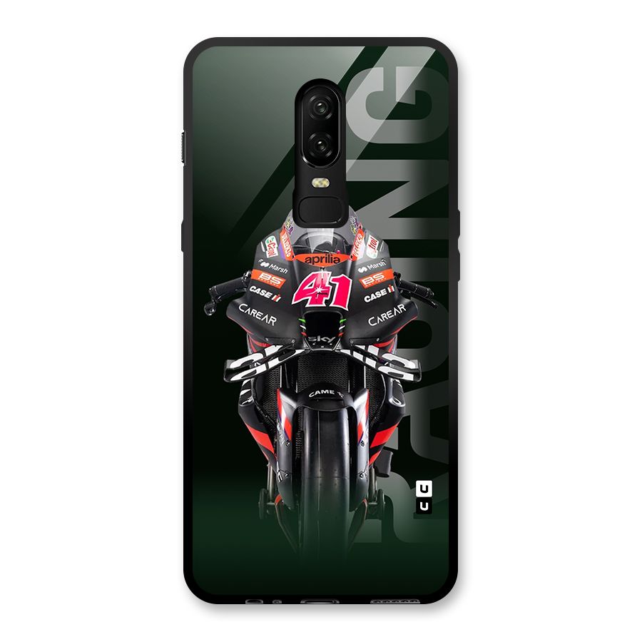 Super Biker Glass Back Case for OnePlus 6