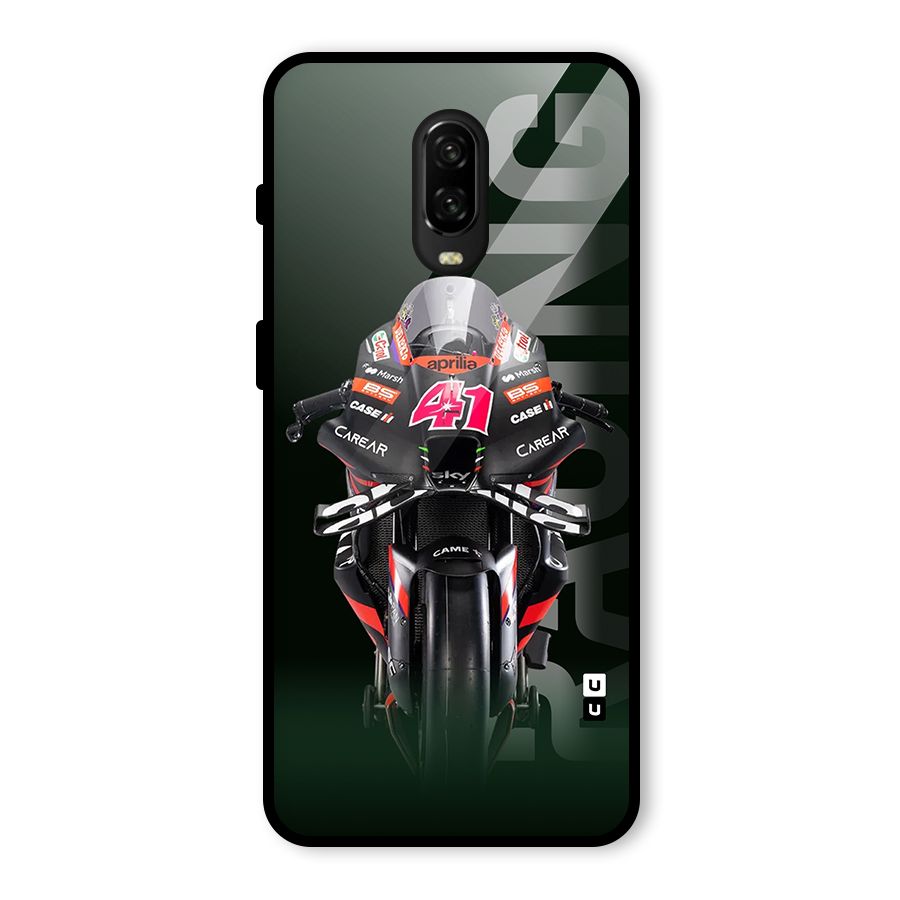Super Biker Glass Back Case for OnePlus 6T