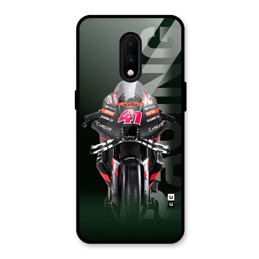 Super Biker Glass Back Case for OnePlus 7