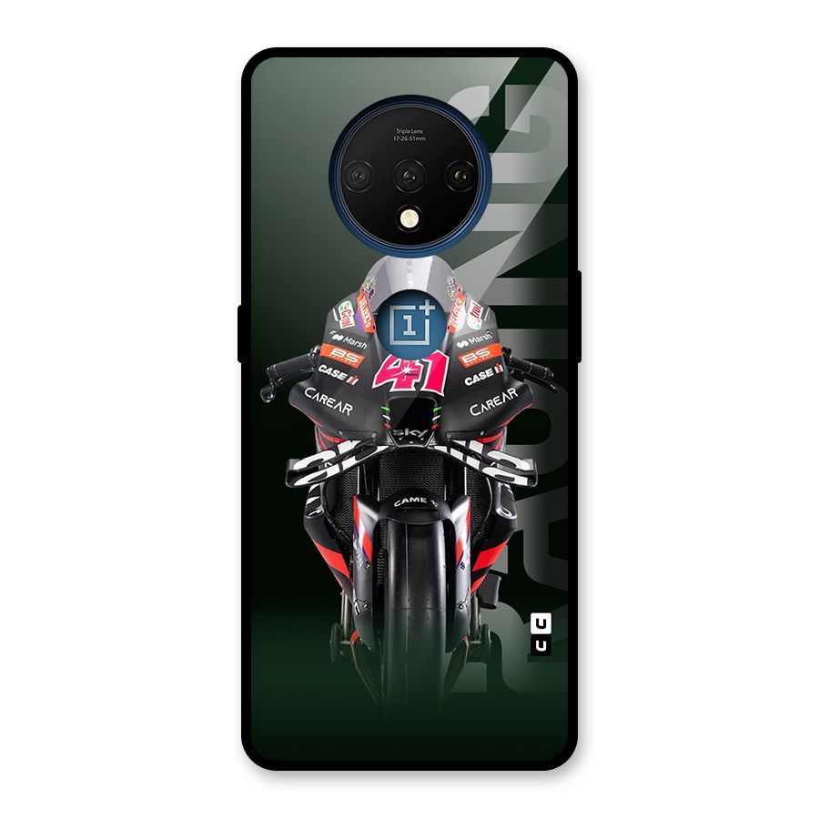 Super Biker Glass Back Case for OnePlus 7T