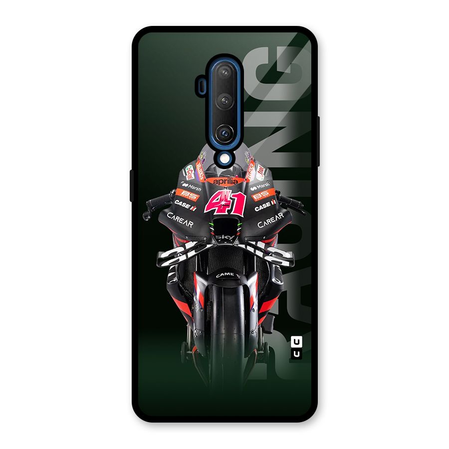 Super Biker Glass Back Case for OnePlus 7T Pro