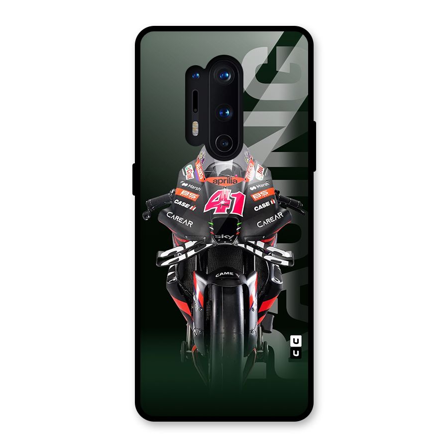 Super Biker Glass Back Case for OnePlus 8 Pro