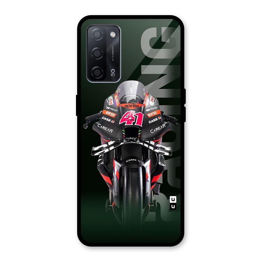 Super Biker Glass Back Case for Oppo A53s 5G