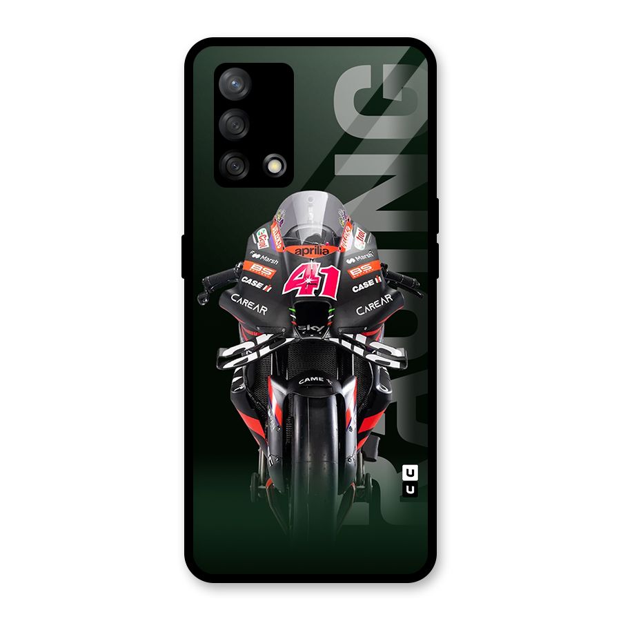 Super Biker Glass Back Case for Oppo F19
