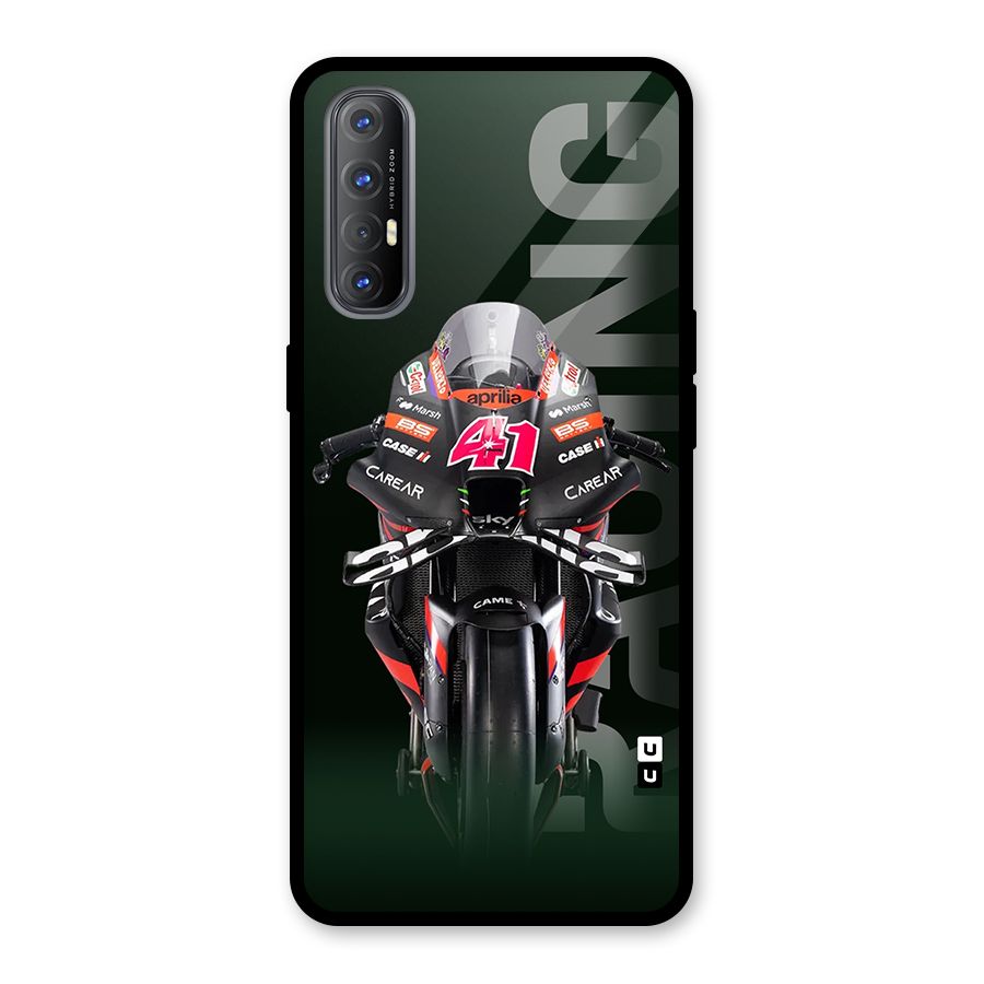 Super Biker Glass Back Case for Oppo Reno3 Pro