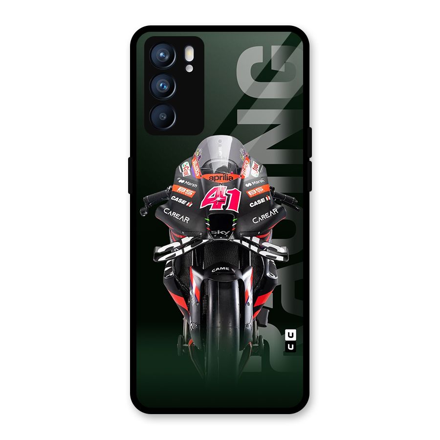 Super Biker Glass Back Case for Oppo Reno6 5G