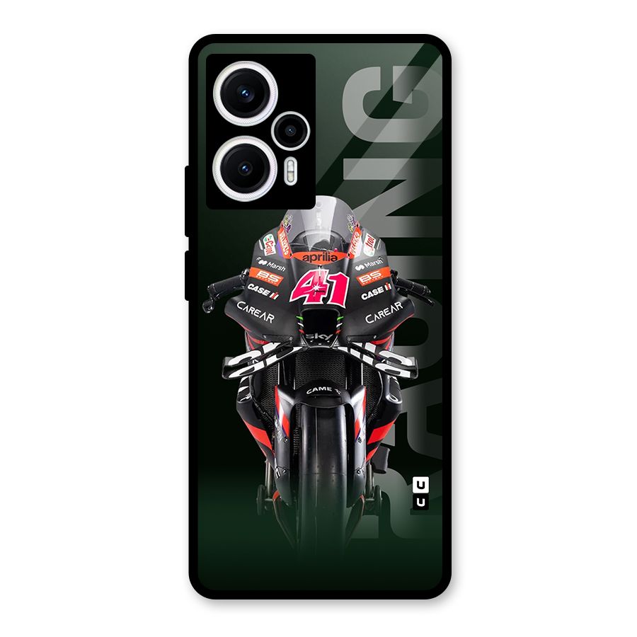 Super Biker Glass Back Case for Poco F5