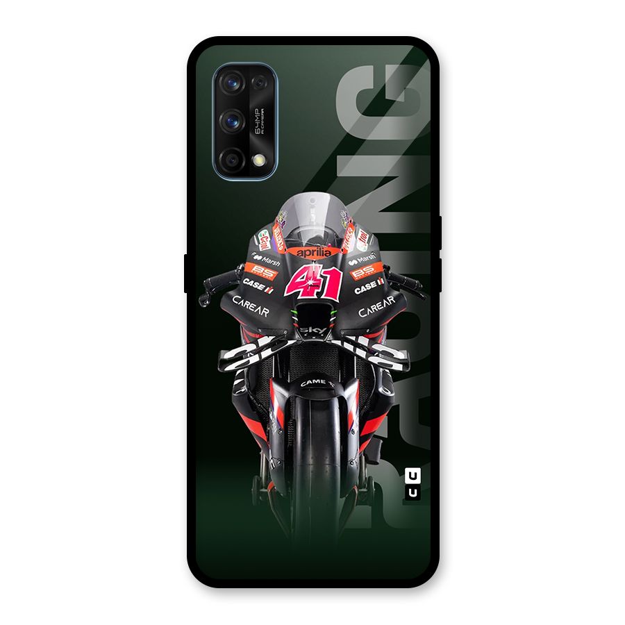 Super Biker Glass Back Case for Realme 7 Pro