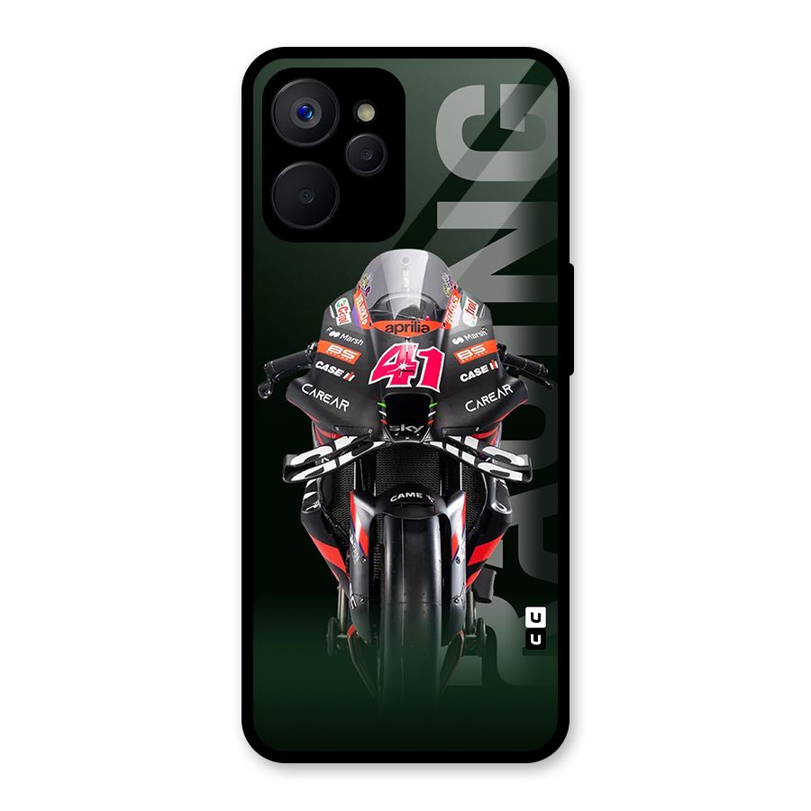 Super Biker Glass Back Case for Realme 9i 5G