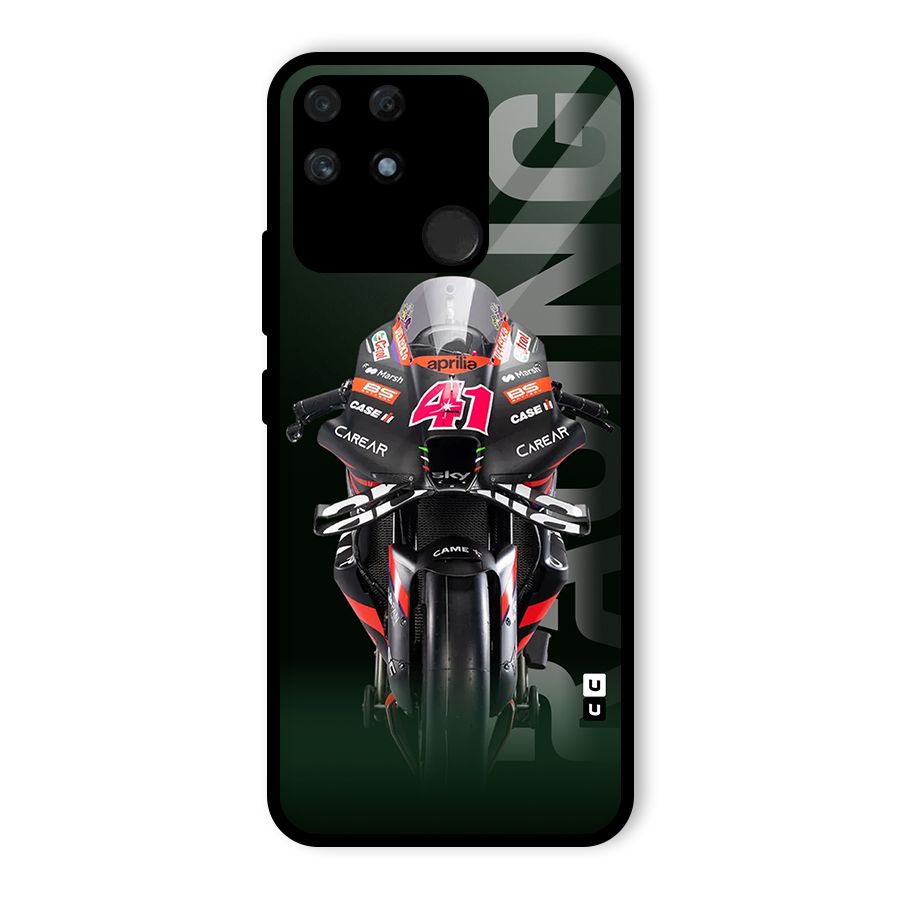 Super Biker Glass Back Case for Realme Narzo 50A