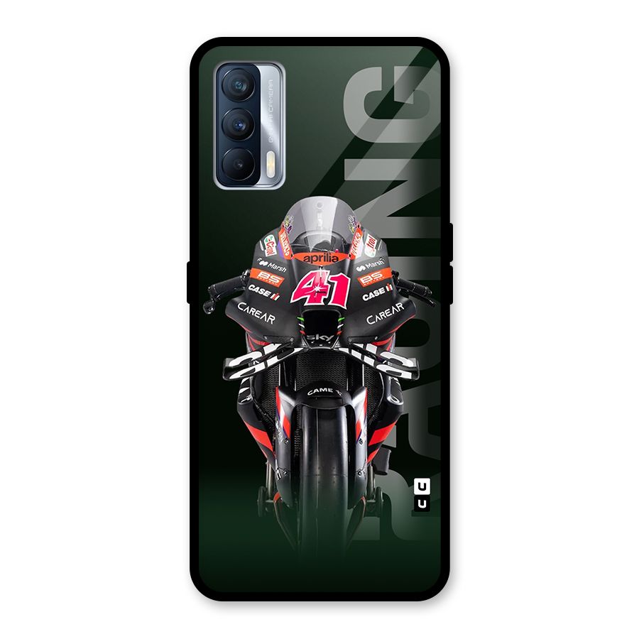 Super Biker Glass Back Case for Realme X7