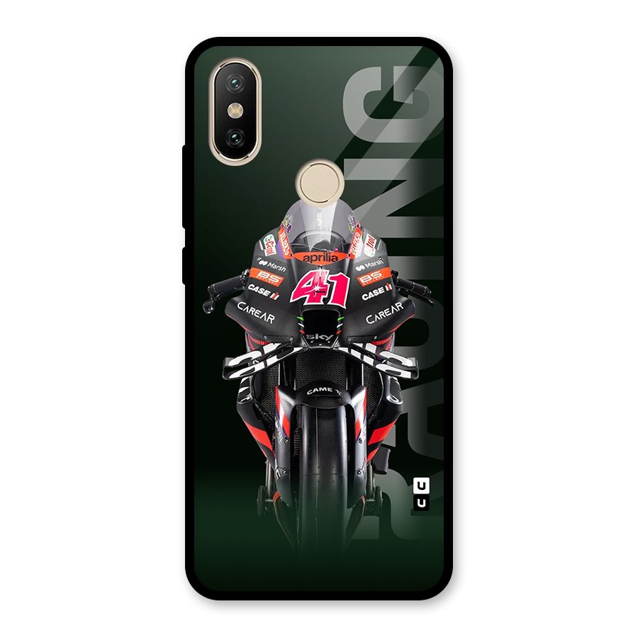 Super Biker Glass Back Case for Redmi A2
