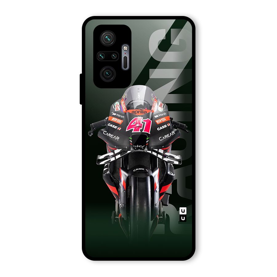 Super Biker Glass Back Case for Redmi Note 10 Pro Max