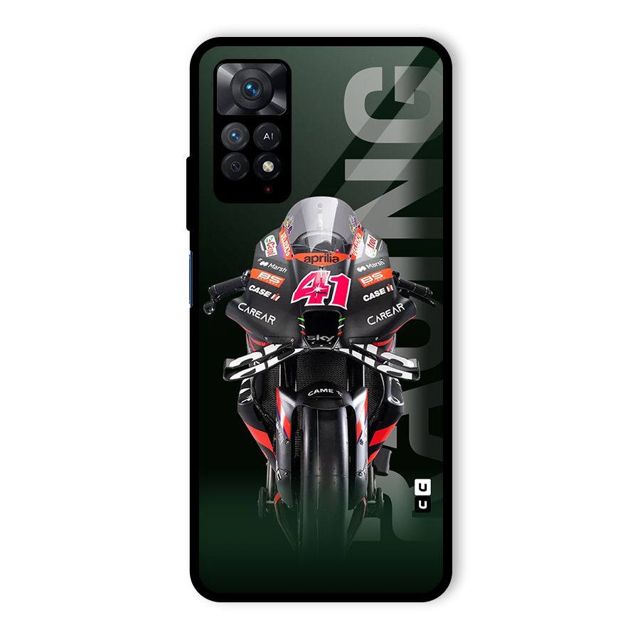 Super Biker Glass Back Case for Redmi Note 11 Pro