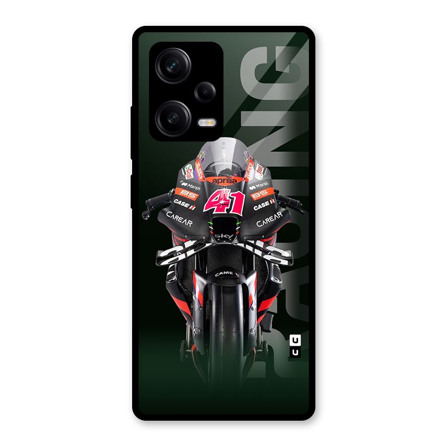 Super Biker Glass Back Case for Redmi Note 12 Pro