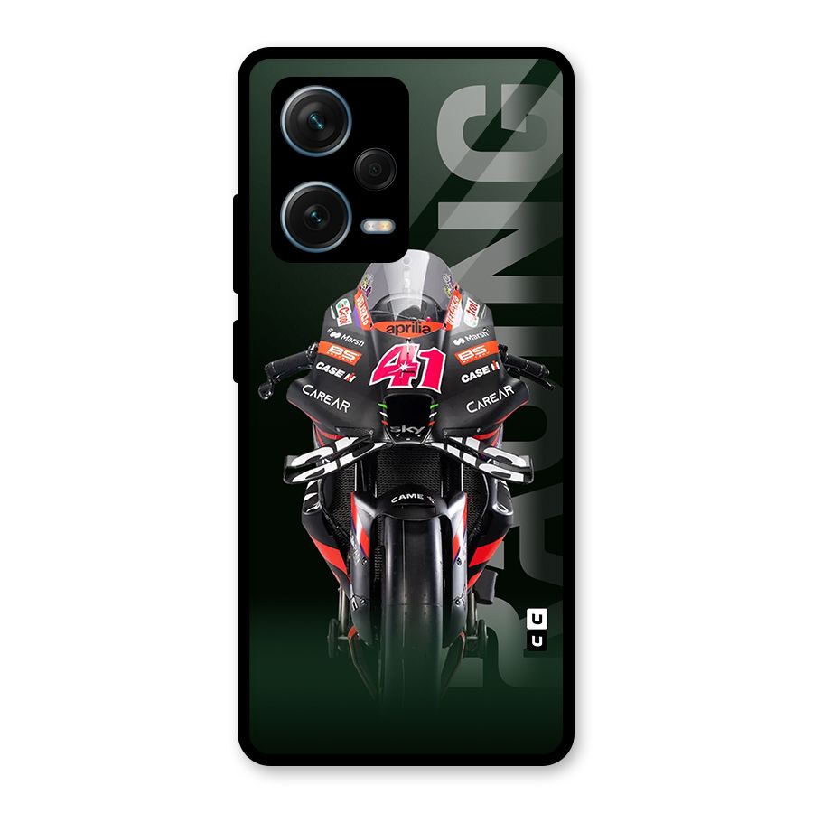 Super Biker Glass Back Case for Redmi Note 12 Pro Plus 5G