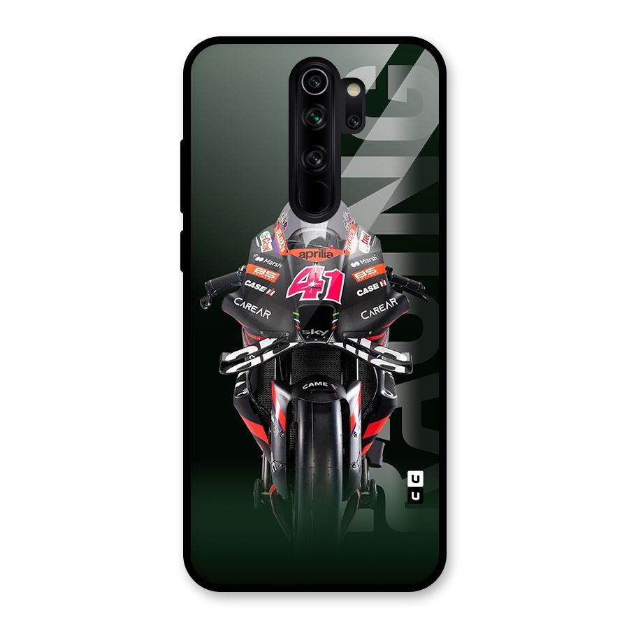 Super Biker Glass Back Case for Redmi Note 8 Pro