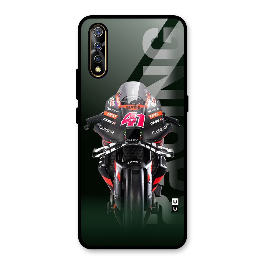 Super Biker Glass Back Case for Vivo S1