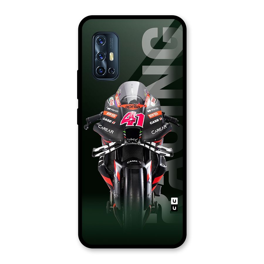 Super Biker Glass Back Case for Vivo V17