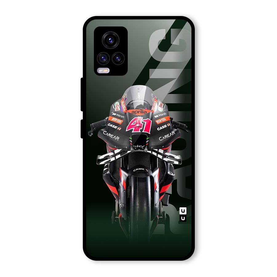 Super Biker Glass Back Case for Vivo V20