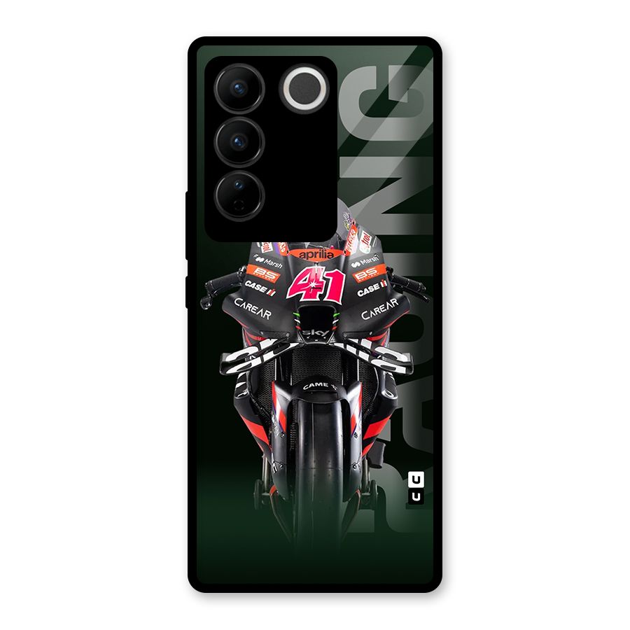 Super Biker Glass Back Case for Vivo V27