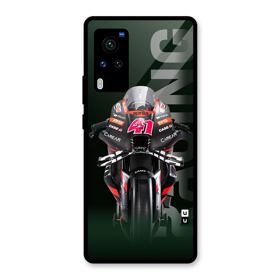 Super Biker Glass Back Case for Vivo X60 Pro
