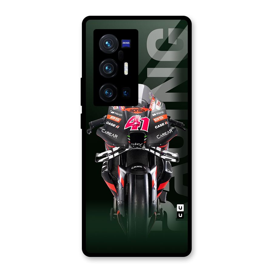 Super Biker Glass Back Case for Vivo X70 Pro Plus