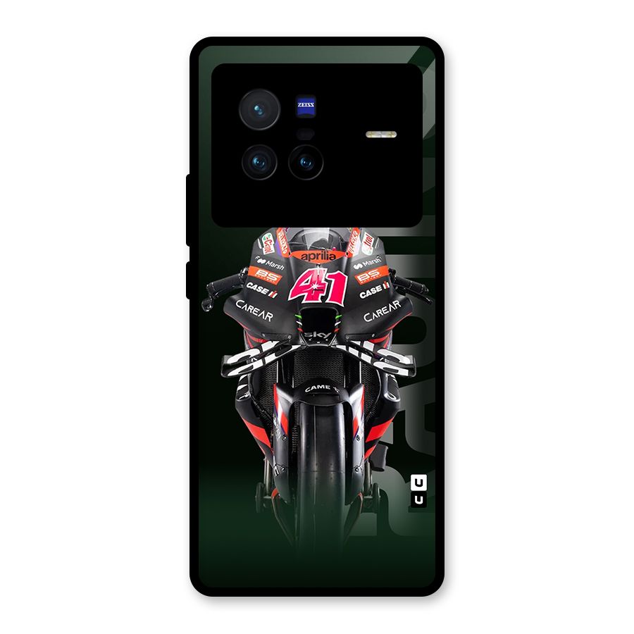 Super Biker Glass Back Case for Vivo X80