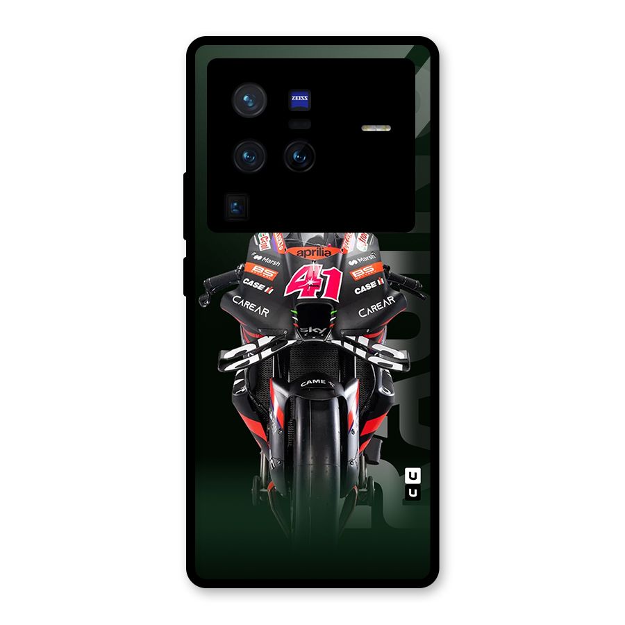 Super Biker Glass Back Case for Vivo X80 Pro
