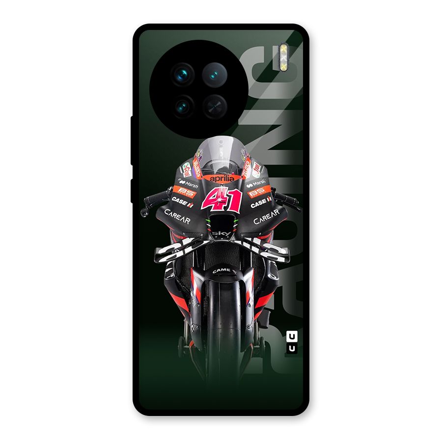 Super Biker Glass Back Case for Vivo X90