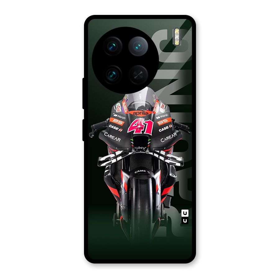 Super Biker Glass Back Case for Vivo X90 Pro