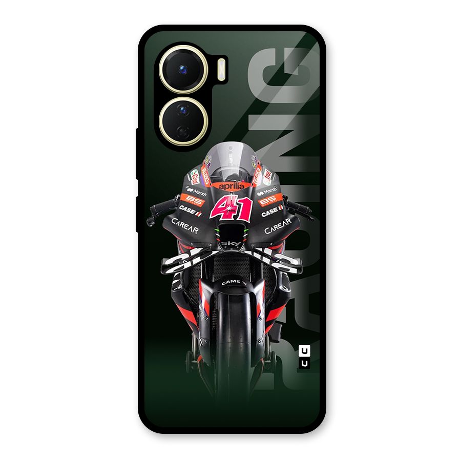 Super Biker Glass Back Case for Vivo Y16