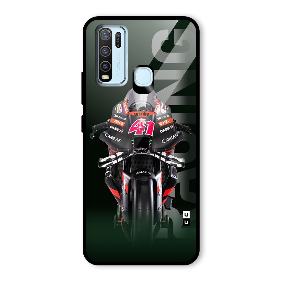 Super Biker Glass Back Case for Vivo Y30